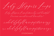 Lady Slippers Loops, a Script Font by STUDIOWAYS (Thumbnail 3 of 6)
