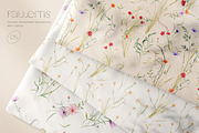 Watercolor wildflower clipart bundle, an Illustration by CarmineType (Thumbnail 8 of 13)