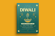 Diwali Festival Party Flyer Template, a Flyer Template by megarez (Thumbnail 1 of 3)