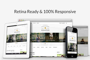 Shaped-Creative WordPress Blog Theme