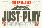 Morem Display Typeface, a Sans Serif Font by Jetsmax® Studio (Thumbnail 7 of 9)