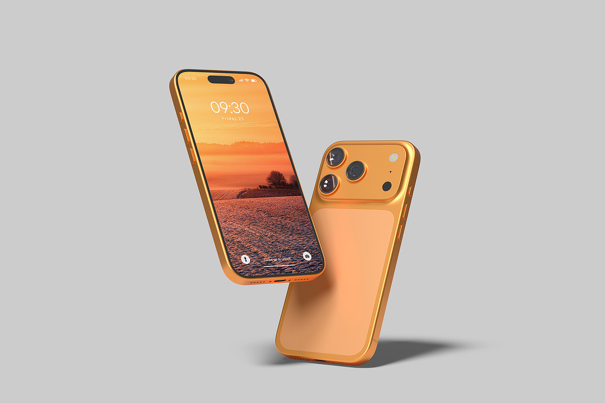 iPhone 17 Pro Max Mockup, an iPhone Mockup by Amigos__46 (Photo 7 of 8)