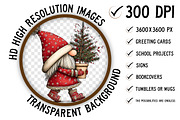 Whimsical Winter Gnome, an Illustration by Craft Nest (Thumbnail 3 of 8)