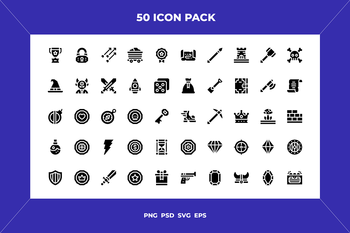 Video game elements icons, an Icon by Wencory (Photo 1 of 2)