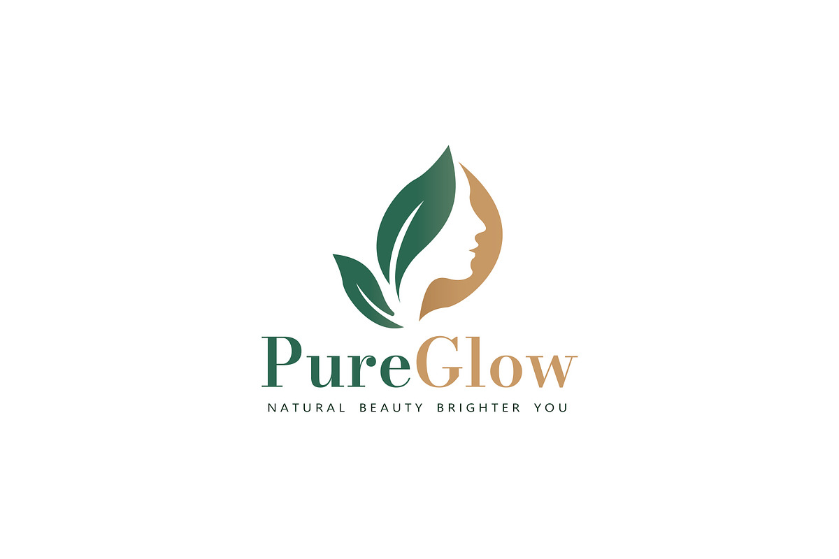 PureGlow Beauty Logo Template, a Branding & Logo Template by SANB (Photo 1 of 3)