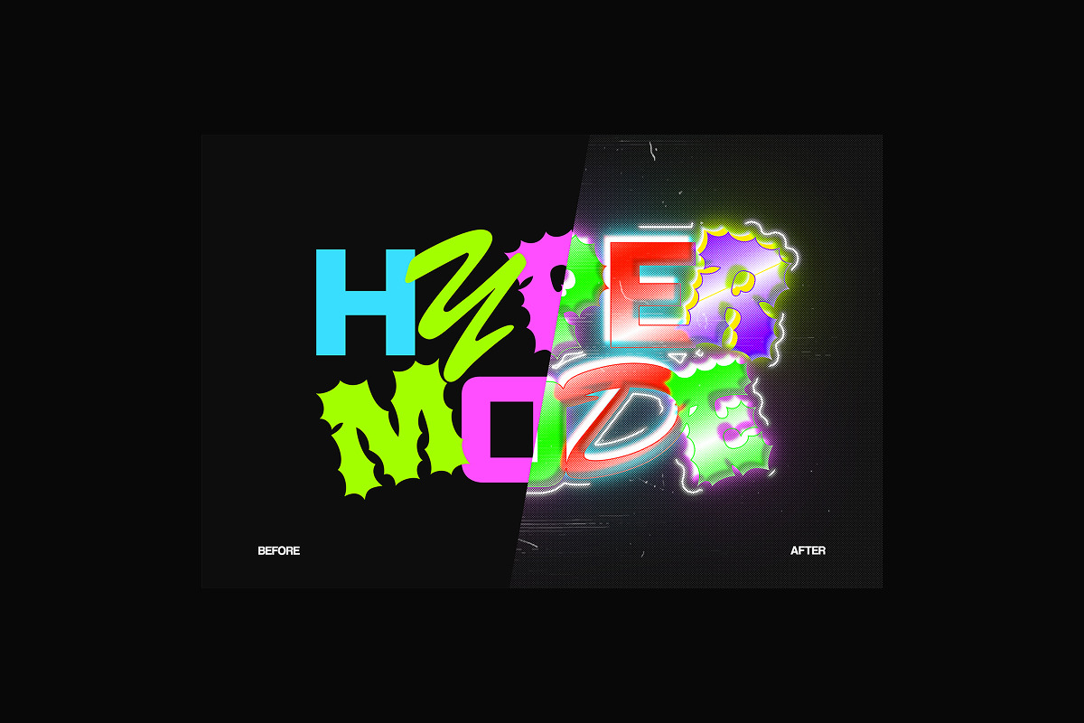 RGB Glow Text Effects, a Layer Style Add-On by Matsero (Photo 2 of 4)