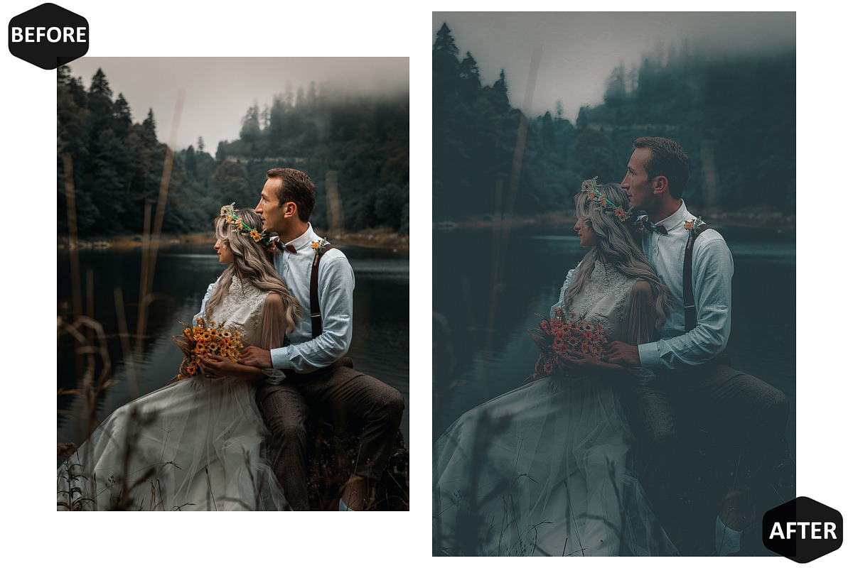 12 Mysterious Forest Photoshop, an Action Add-On by Hue Palettte Studio (Photo 2 of 10)