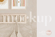 Nursery Wall Art 2 frames mockup, a Product Mockup by MoMockups (Thumbnail 3 of 5)