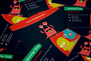 Business Card Monsters, a Business Card Template by DesignsStore (Thumbnail 2 of 2)