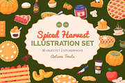 Spiced Harvest Autumn Treats Set, an Object Graphic by 35lab (Thumbnail 1 of 6)