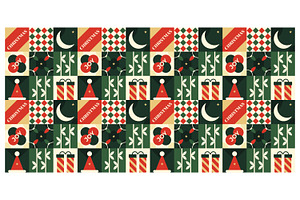 Festive Christmas Motif, a Decorative Illustration by Creative Backgrounds