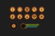 Orange Mobile UI, a Graphic by EvilSystem (Thumbnail 2 of 4)