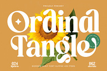 Ordinal Modern Display Serif Font