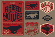 WOLVES, an Animal Illustration by Artistic & Unique (Thumbnail 2 of 6)