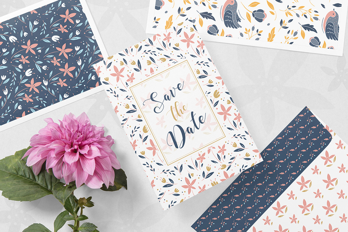 Meadow 100 floral seamless patterns, a Pattern Graphic by DariSmartArt (Photo 25 of 33)