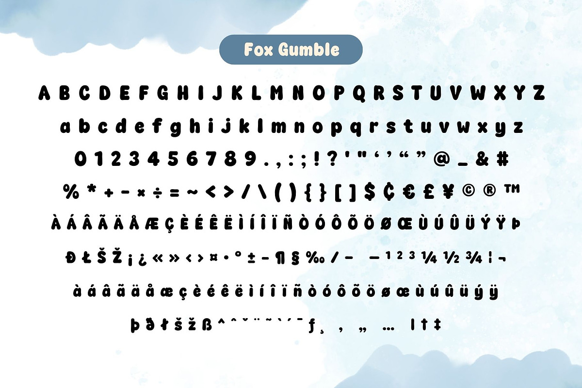 Fox Gumble : 6 Font Style, a Handwritten Font by Fox7 By Rattana (Photo 8 of 14)