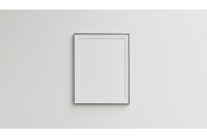 Simple silver vertical picture frame, an Arts & Entertainment Photo by Igor Tichonow