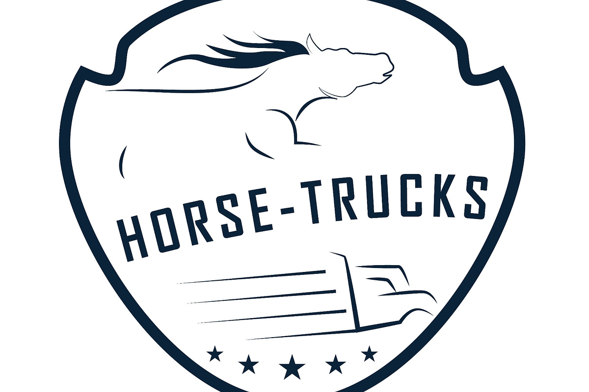 Horse and truck equine transport, a Transportation Illustration by LogosDen (Photo 2 of 3)