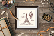 PARIS VINTAGE SET, a Texture Illustration by Luna Dreams (Thumbnail 6 of 7)