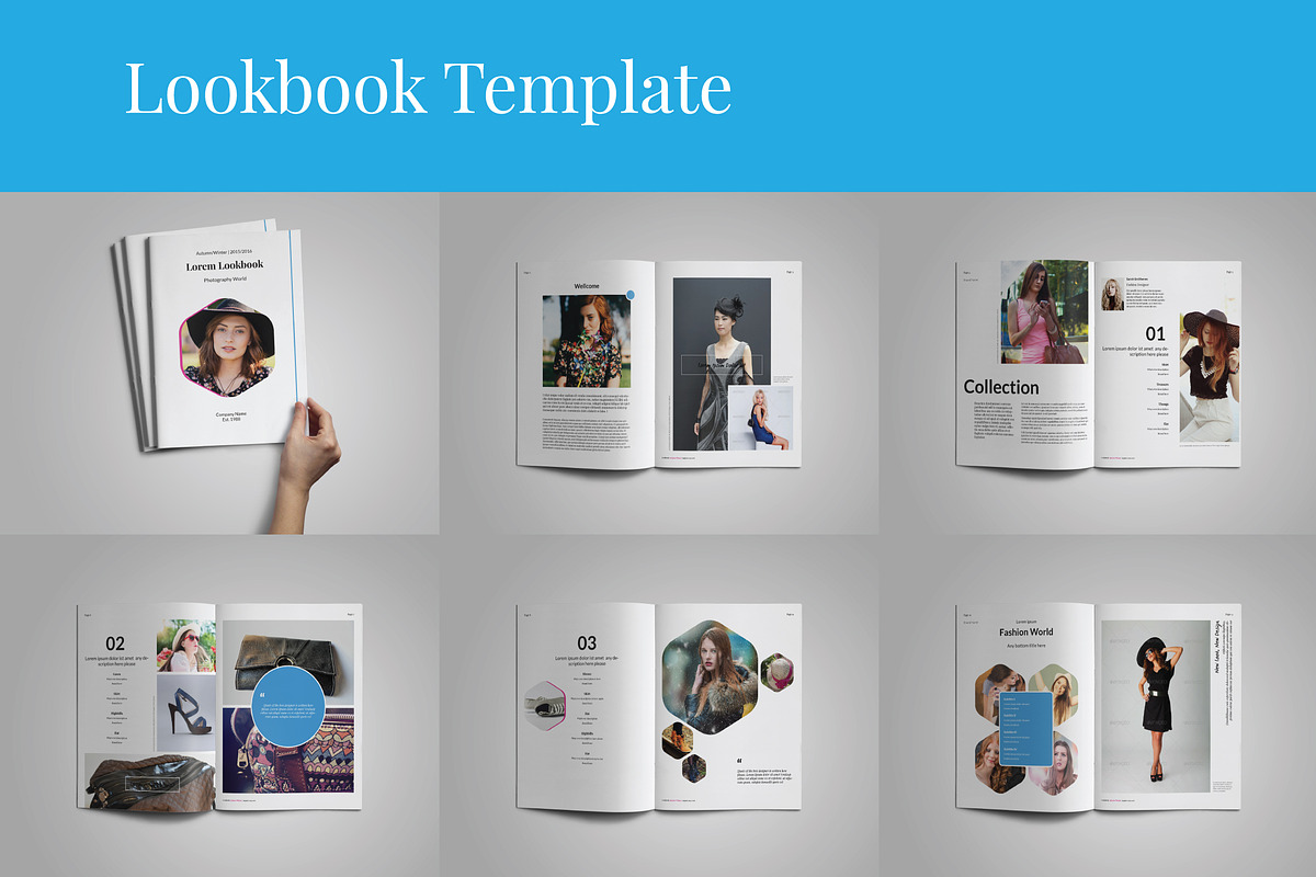 Lookbook | Catalogs Template, a Brochure Template by GreenDesign (Photo 2 of 5)