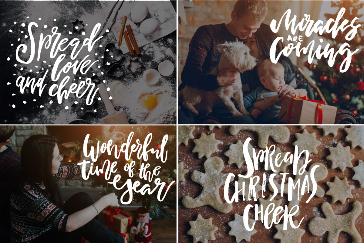 40 Christmas Photo Overlays, a Decorative Illustration by Tori Design (Photo 2 of 7)