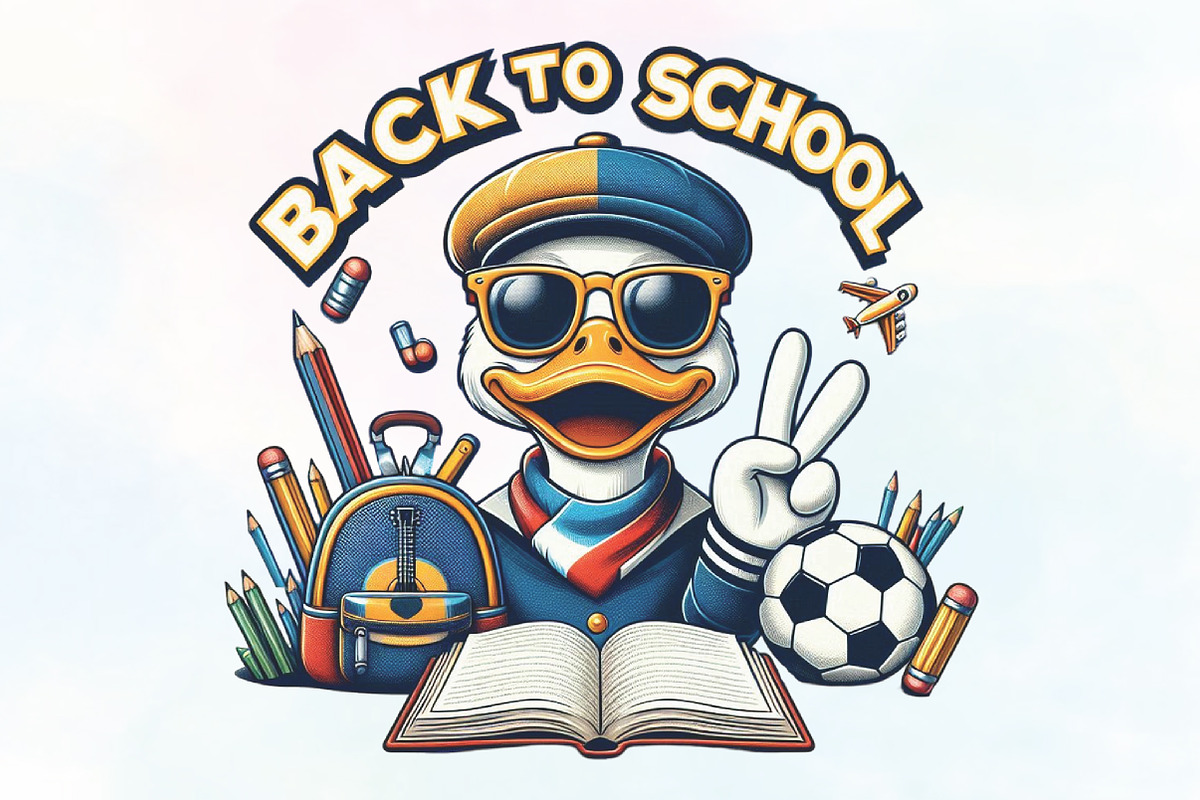 Back to School Png School Goose, an Illustration by CraftArtStudio (Photo 1 of 4)