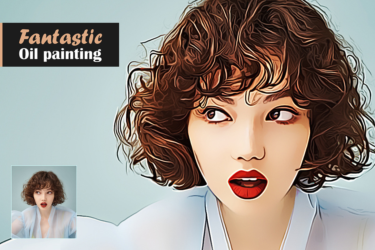 Fantastic Oil Painting, an Action Add-On by PSD Action (Photo 1 of 5)