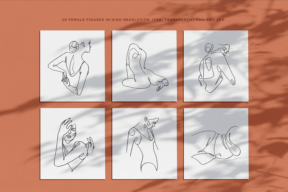 Abstract Female Figure Line Art, a Person Illustration by Rough Edges Supply Co. (Photo 3 of 8)