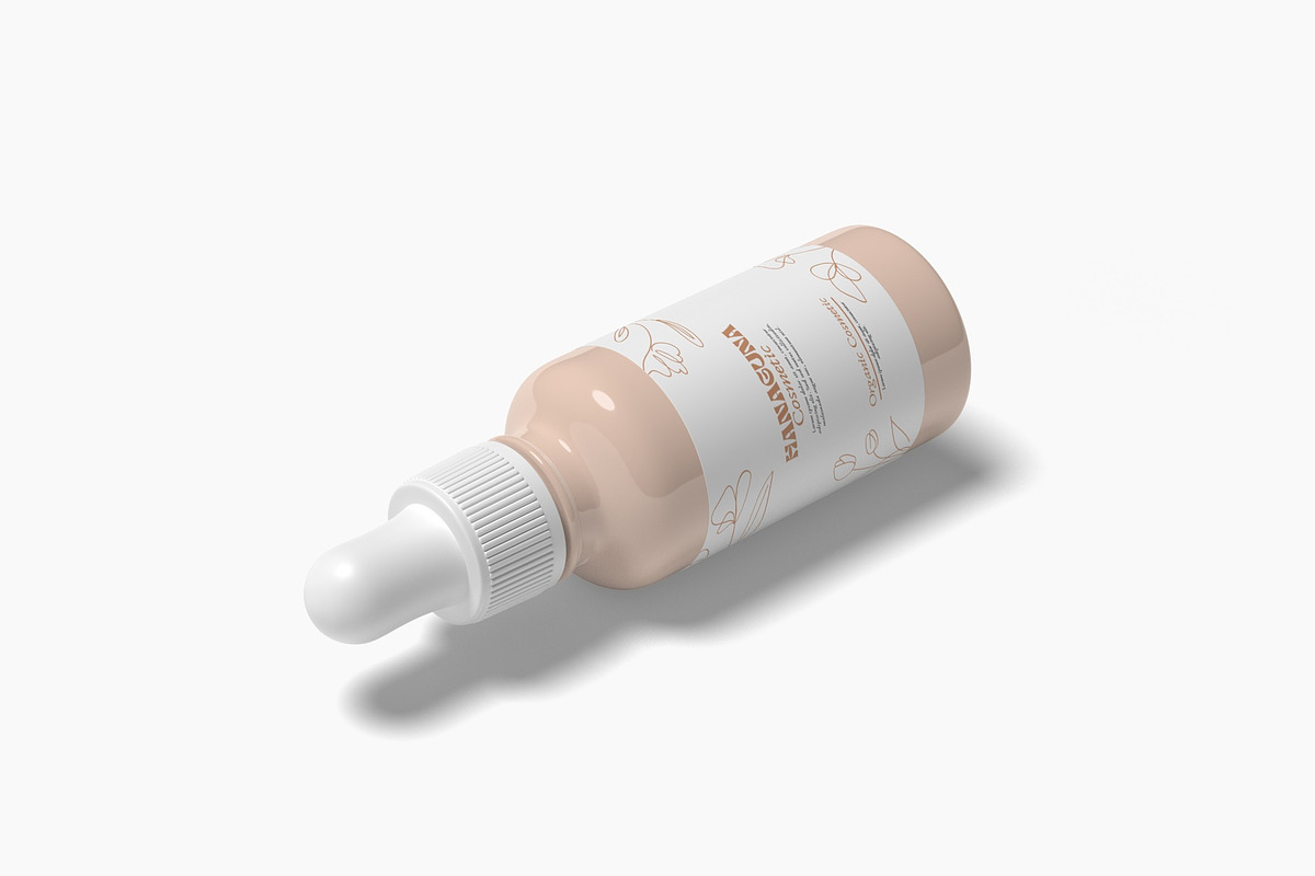 Dropper Bottle Mockup, a Packaging Mockup by suciamairastd (Photo 4 of 6)