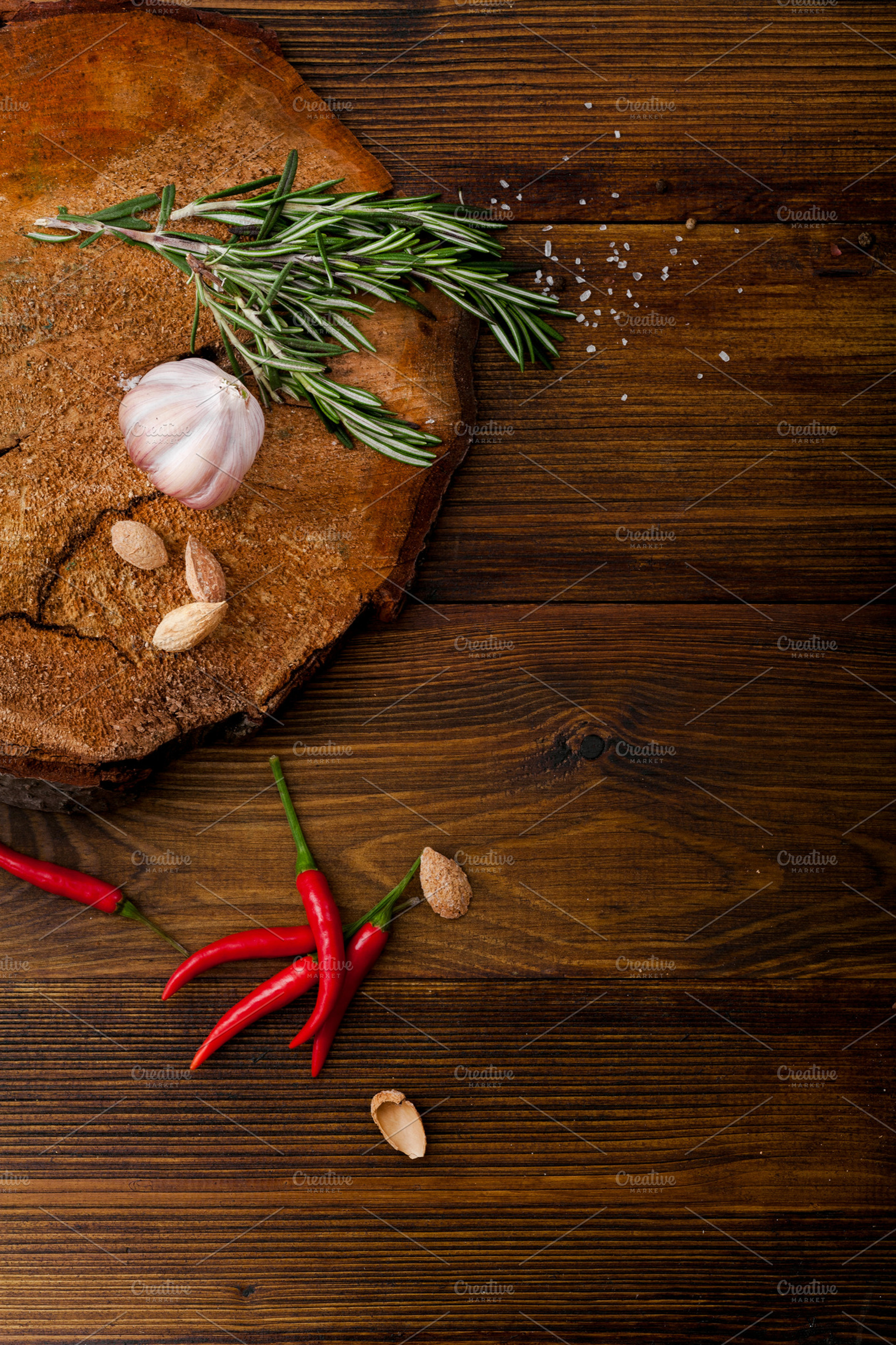 Fresh salad ingredients on wooden background containing top, salad, and food, a Food & Drink Photo by Asya Nurullina