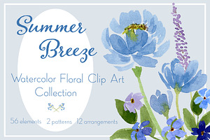 Summer Breeze Floral Graphics 