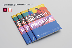 Creative Agency Profile Vol.10, a Brochure Template by Bewalrus Studio