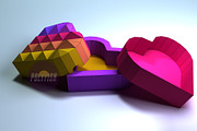 DIY Likee Box 3D model template, a Graphic by PolyFish (Thumbnail 3 of 4)