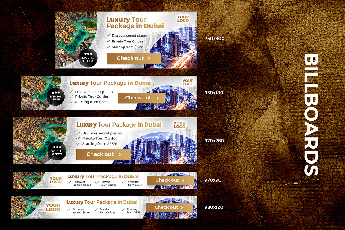 Banners Pack 26 sizes for Google Ads, a Templates & Theme by Better Be a Designer (Photo 3 of 6)