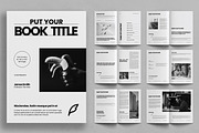 Minimal Editorial Book Layout, a Magazine Template by ContestDesign (Thumbnail 1 of 3)