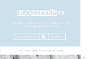 Blog Media Kit + Sponsorship | 8 Pgs, a Social Media Template by Blogger Kit Co. (Thumbnail 5 of 5)