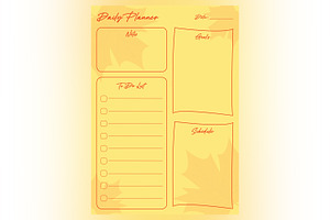 Daily Planner Sheet Design -12