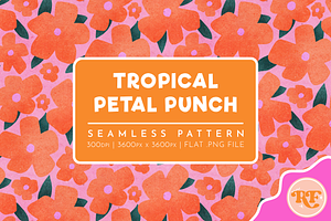 Tropical Petal Punch Pattern