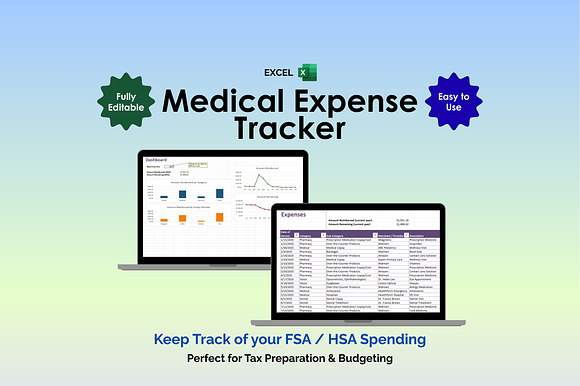 Medical Expense Tracker - Excel preview 5
