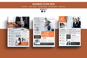 3 Business Flyer Template, a Flyer Template by Template Shop