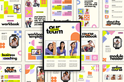 Canva Workbook Template for Coaches, a Magazine Template by Branding Babe Co. (Thumbnail 1 of 10)