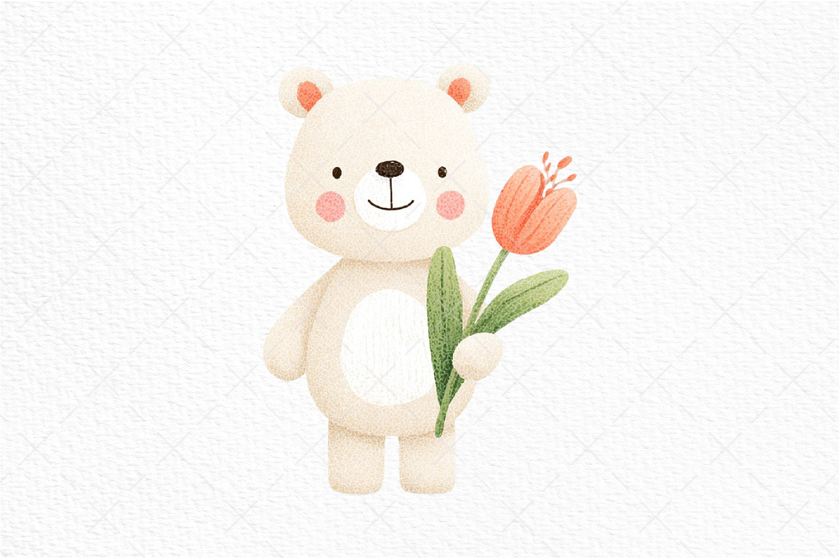 Watercolor Spring Nursery Clipart, an Illustration by Craft Nest (Photo 11 of 11)