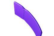 Flying purple 3D discount coupon, an Object 3D Model by Hannet (Thumbnail 7 of 8)