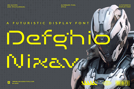 UT Defghio Nixav : A Futuristic Font