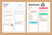Reading Journal PDF Tablet Friendly, a Stationery Template by MIRoots Design Studio (Thumbnail 5 of 8)