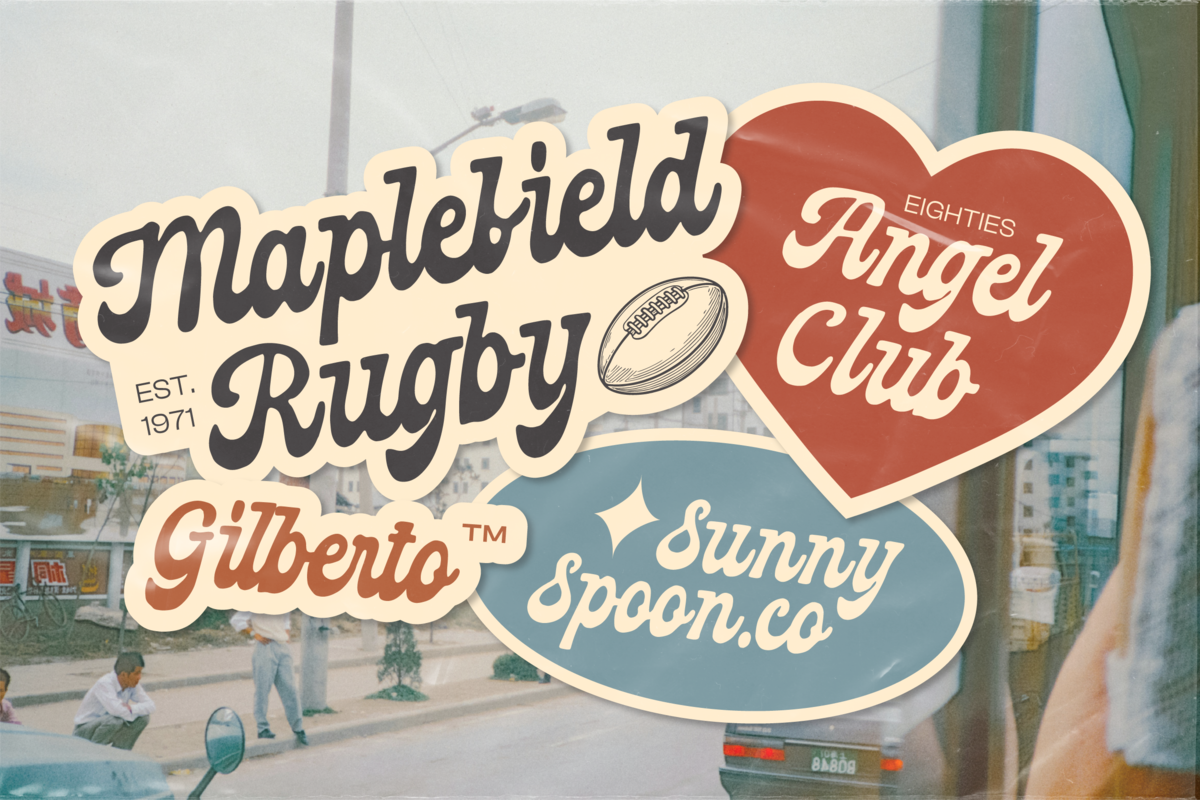 Realro - Handmade 60s Retro, a Script Font by Pandeka Studio (Photo 4 of 9)
