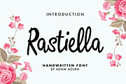 Rastiella Script, a Script Font by Adam Azura (Thumbnail 1 of 7)