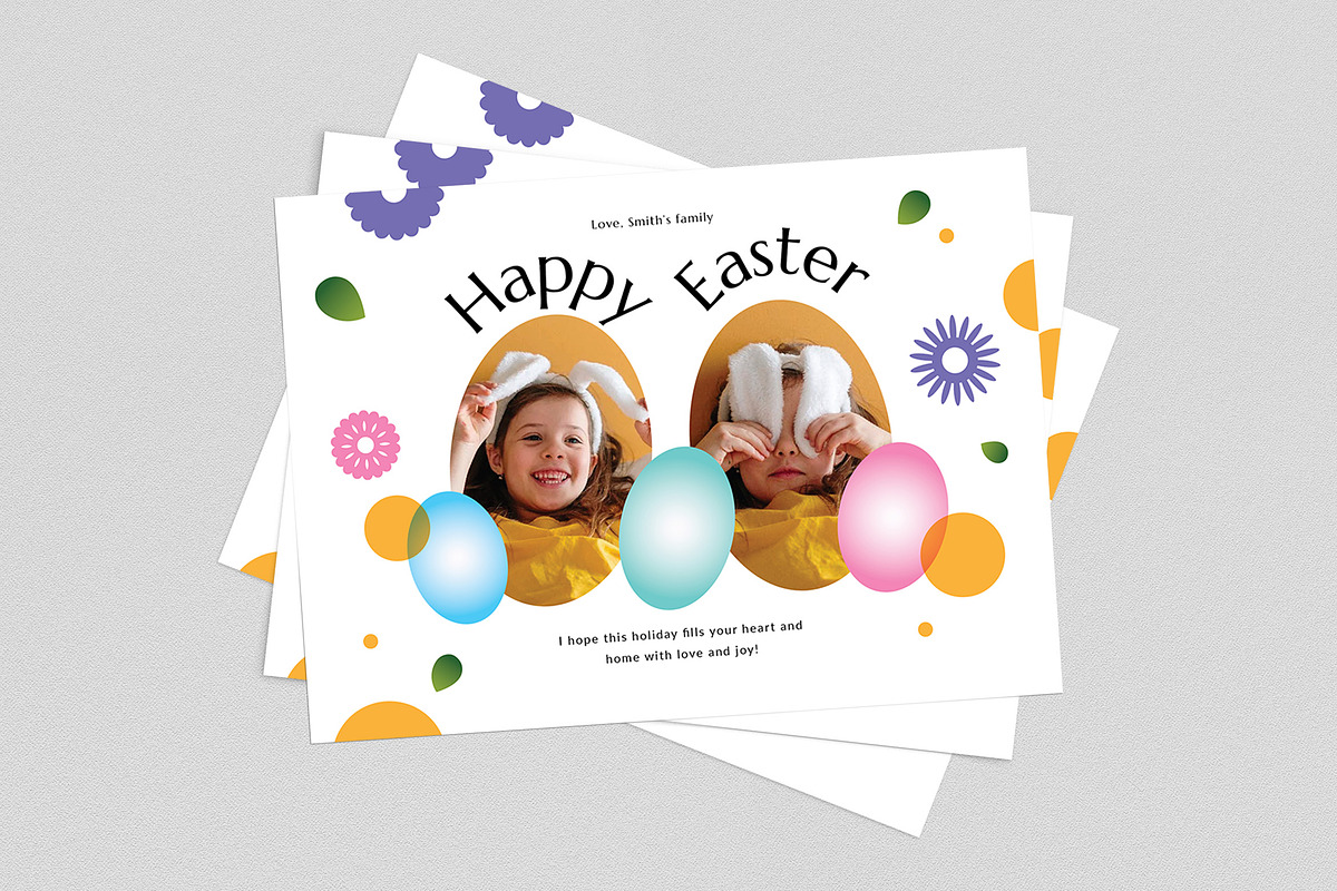 Easter Greeting Cards, a Card Template by Guuver (Photo 3 of 4)