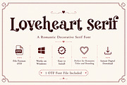 Loveheart Serif, a Serif Font by Wow Magic (Thumbnail 6 of 6)