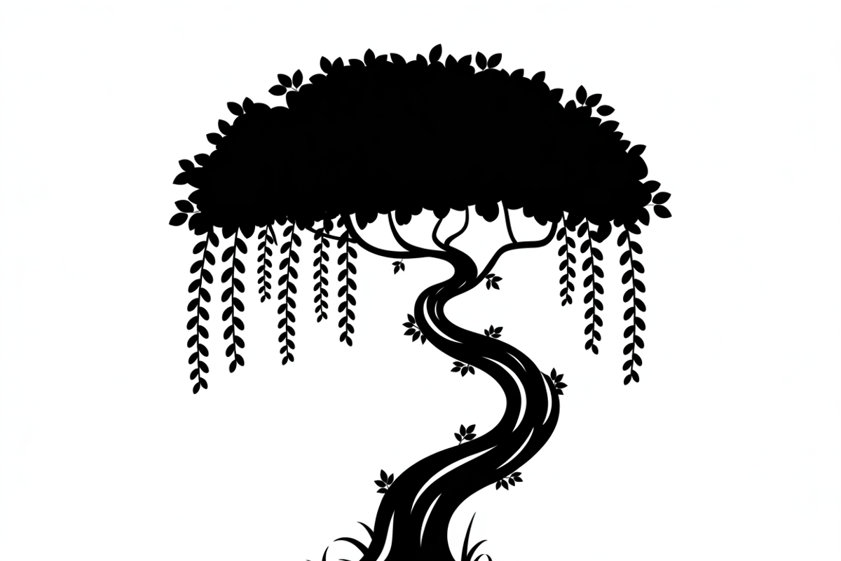 Banyan Tree Vector Illustration, an Illustration by Amazin_art (Photo 9 of 11)